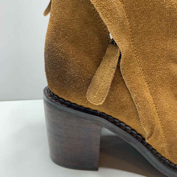Sbicca Double Zip Slouch Suede Ankle Boot - Picture 4 of 7